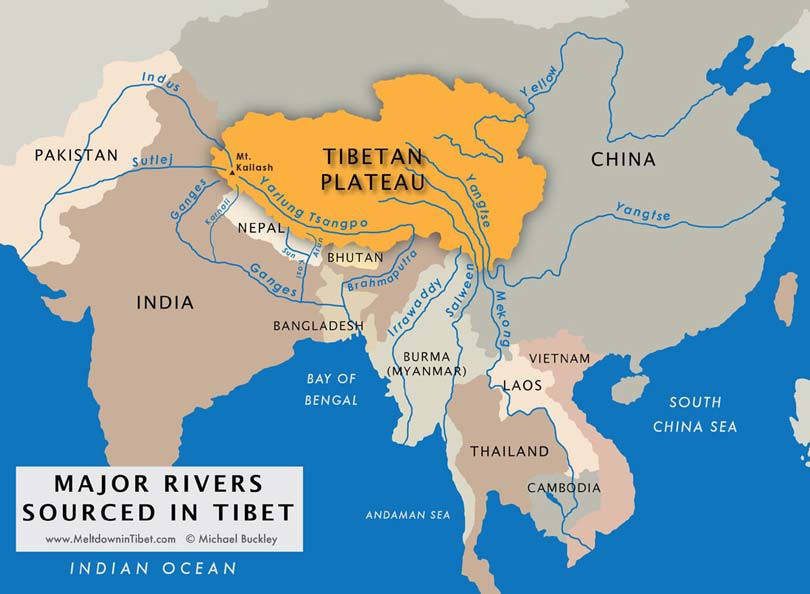 Principales-rios-del-Tibet