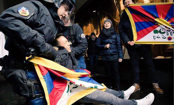 protesta_Suiza_tibet_Xi_jinping_tibetanos_detencion